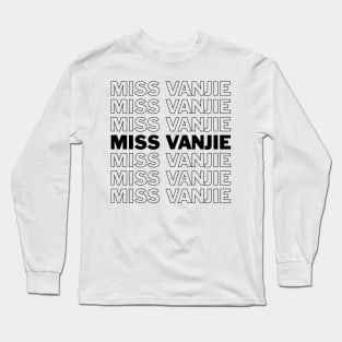 Miss Vanjie RuPaul Drag Race all stars dragcon drag queen superstar Long Sleeve T-Shirt